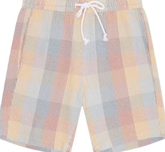 Fig loose seersucker shorts