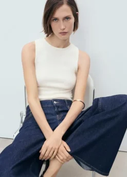 Fine-knit top
