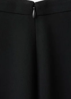 Fine-knit trousers with elastic wai