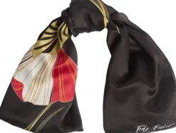 FLAIIR Floral Swirl Print Long Silk