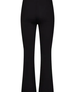flared jersey trousers