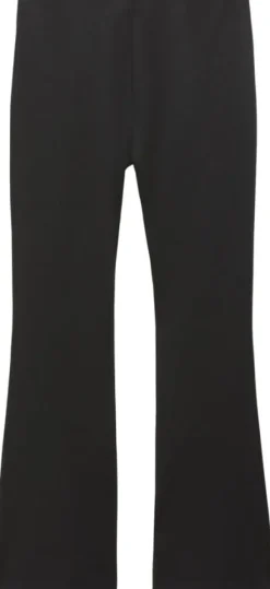 flared jersey trousers