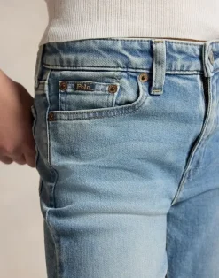Flared Stretch Denim Jean