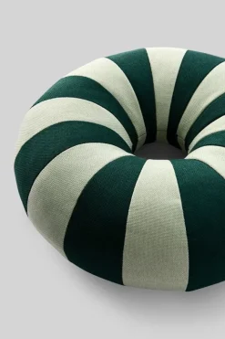 FLOAT PILLOW, MINT/DARK GREEN