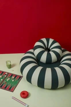 FLOAT PILLOW, MINT/DARK GREEN