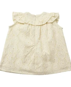 Floral broderie baby dress GOTS