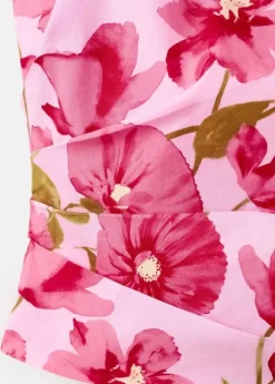 Floral halter neck top