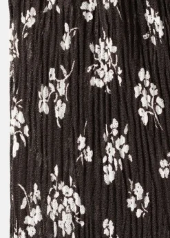 Floral-print midi-dress