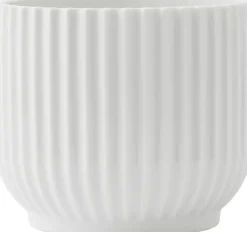 Flower pot large, white