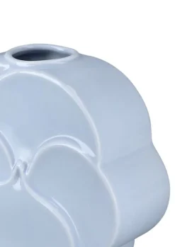 Flower Vase Stedmoderblomst H17 cm blå porcelæn