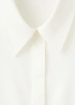 Fluid long-sleeved blouse