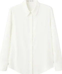 Fluid long-sleeved blouse