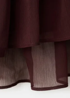 Fluid ruffled blouse