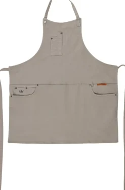 Forklæde 5 lommer, Slim fit - Grågrøn