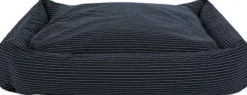 Fossflakes Hundkorg Blue pinstripe