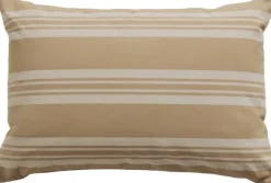 Fossflakes utomhuskudde 40x60 cm. Beige randig