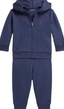 French Terry Full-Zip Hoodie & Pant Set