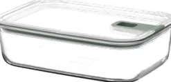 Förvaringslåda EasyClip 1500 ml Nordic sage Glas