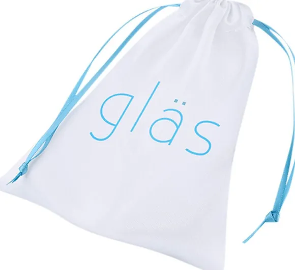 GLAS - RECHARGEABLE REMOTE CONTROLLED VIBRATING BEADED BUTTP