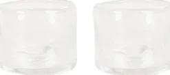 0405 Glass Set of Two | Clear | Wide