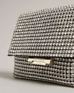 GLITERS Crystal Mini Cross Body Bag