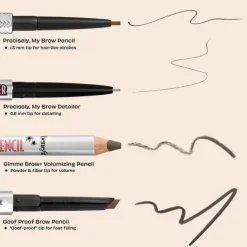 Goof Proof Mini Brow Pencil - vattenfast ögonbrynspenna i ministorlek