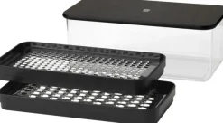 GRATE-IT rivjärn med behållare black