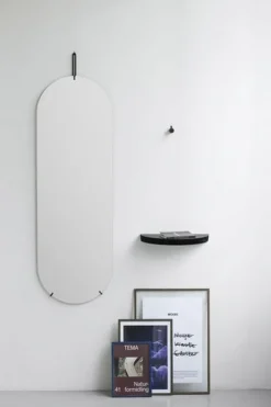 Half Moon Shelf: Warm Grey: Small