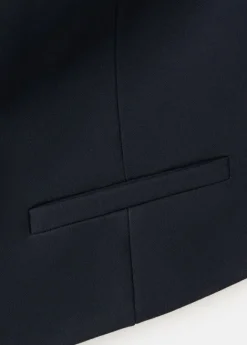 Halter-neck gilet with buttons