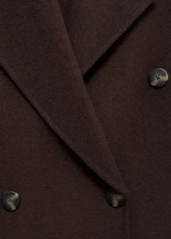 Handmade oversized wool coat