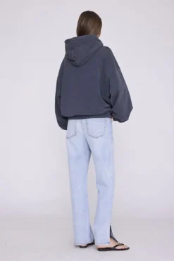 HARVEY SWEATSHIRT - DARK WASHED BLACK