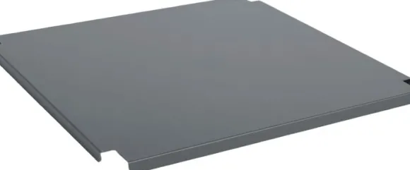 HAY Colour Crate Lid Metal-Large Square-Charcoal