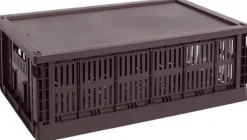 HAY Colour Crate Lid Plastic-Large-Bordeaux