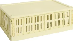 HAY Colour Crate Lid Plastic-Large-Light yellow