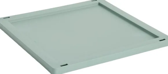 HAY Colour Crate Lid Plastic-Medium Square / Cube-Sage green