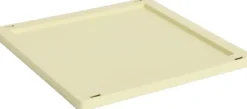 HAY Colour Crate Lid Plastic-Medium Square / Cube-Light yellow