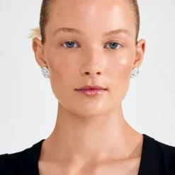 HAZE earrings silver-plated