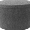 Hide Storage Pouf Small