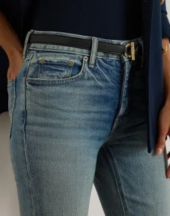 High-Rise Straight Ankle Jean