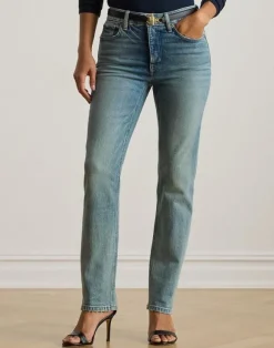 High-Rise Straight Ankle Jean