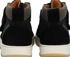 High-top TEX-sneaker i læder