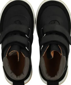 High-top TEX-sneaker i læder