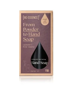 Håndsæbe - Glasdispenser + 2 Refills (Lavendel/Fyrrenål)