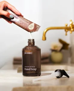 Håndsæbe - Glasdispenser + 2 Refills (Lavendel/Fyrrenål)
