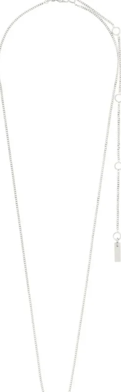 HOPE recycled necklace silver-plated