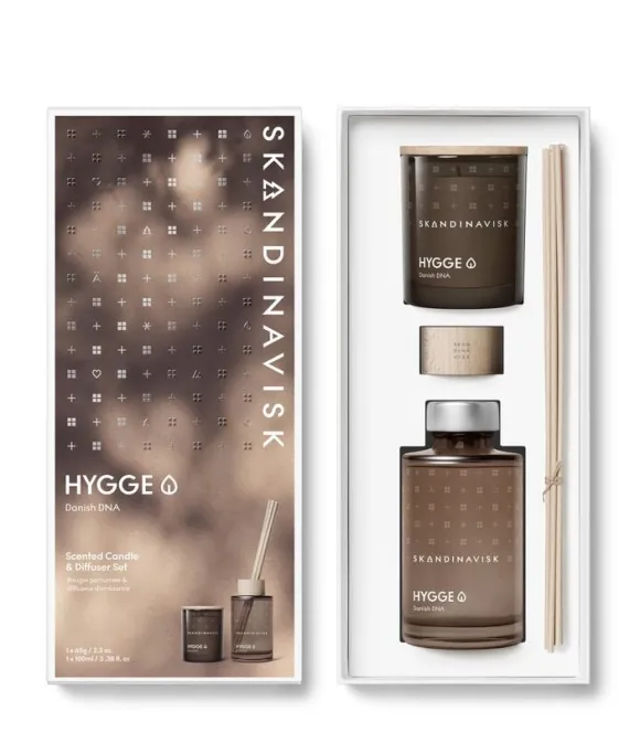 HYGGE Scented Candle & Diffuser Set