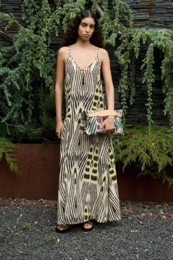 Ikat V-dress - Annebeth