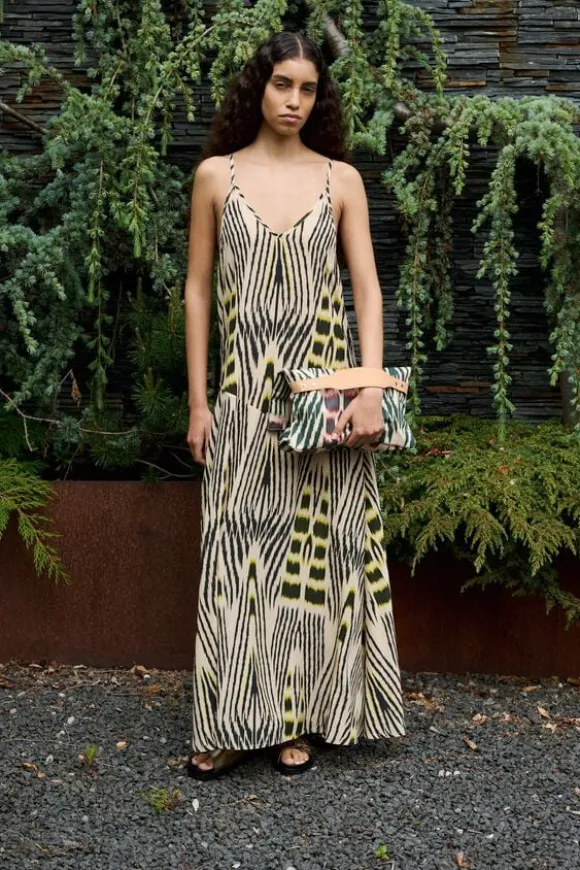 Ikat V-dress - Annebeth