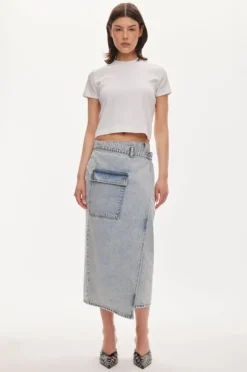 Isla denim skirt