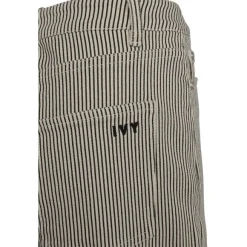 IVY-Augusta Long Shorts Wash Black Sailor Stripe